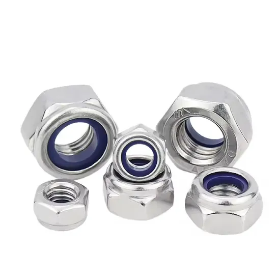Corrosion-Resistant Fasteners Stainless Material 201 304 316L Nylon Lock Nut